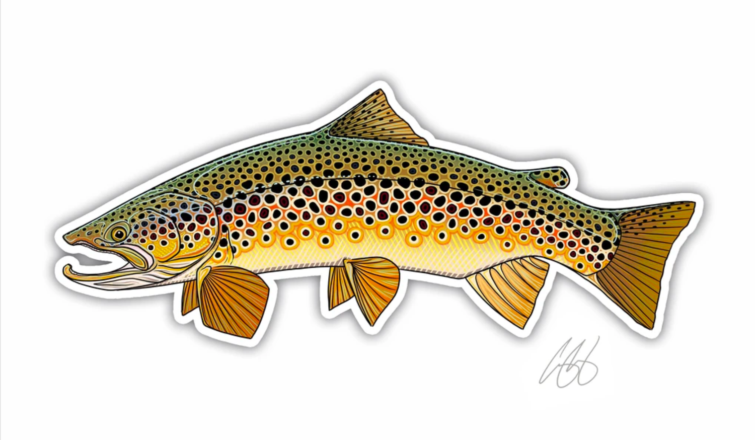 Casey Underwood Fish Decals