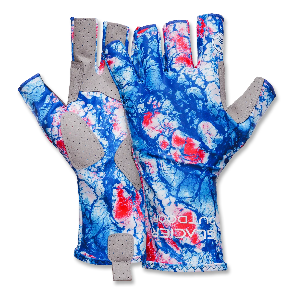 Glacier Glove Islamorada Sun Glove - Patriot - Large
