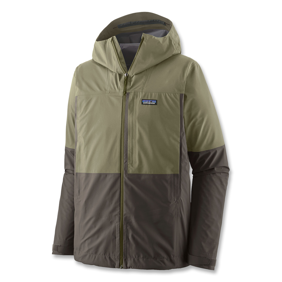 Patagonia Men's Boulder Fork Rain Jacket - Forge Grey/River Rock Green
