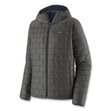 Patagonia Men's Nano Puff Fitz Roy Trout Hoody - Forge Grey