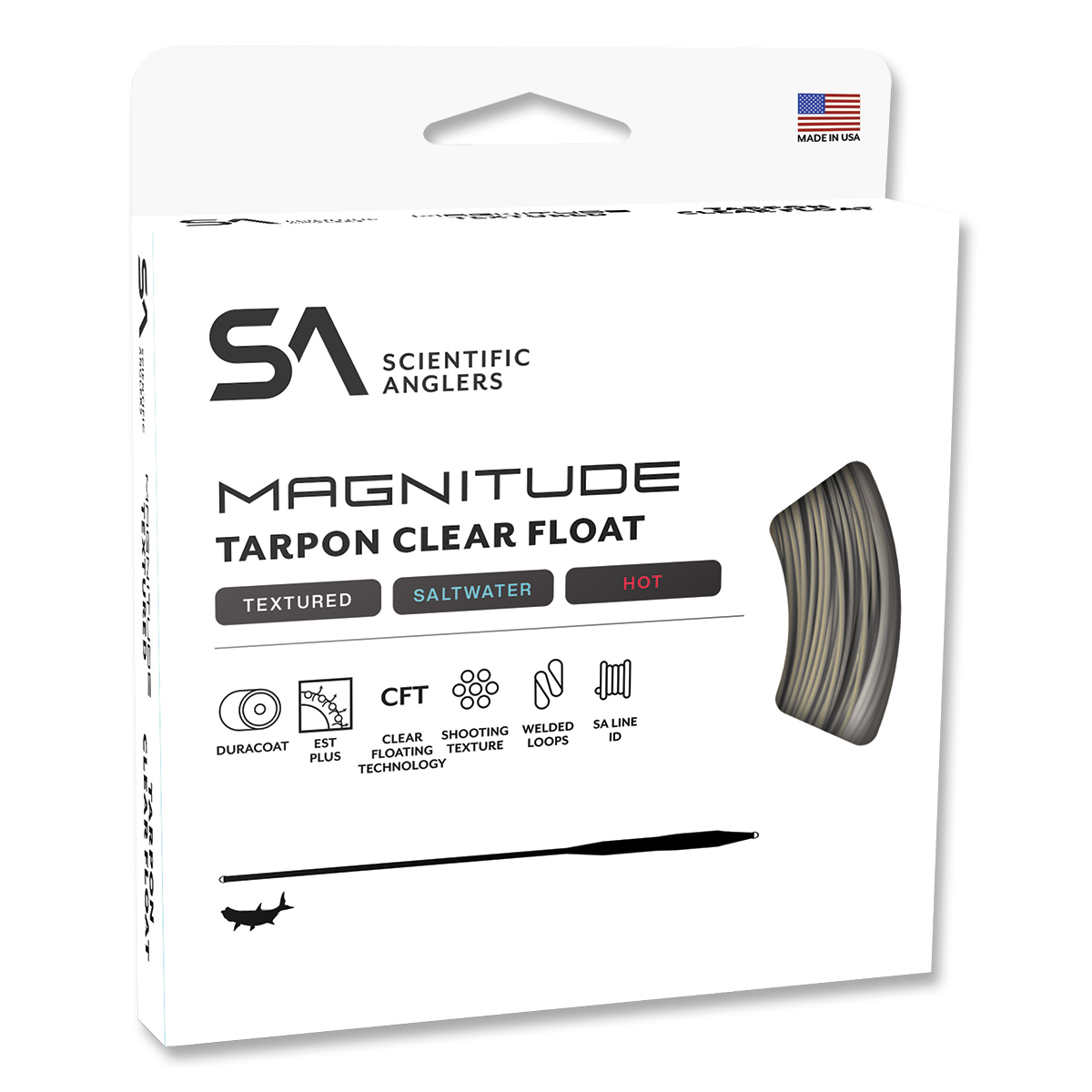 Scientific Anglers Magnitude Textured Tarpon Clear Floating Fly Line