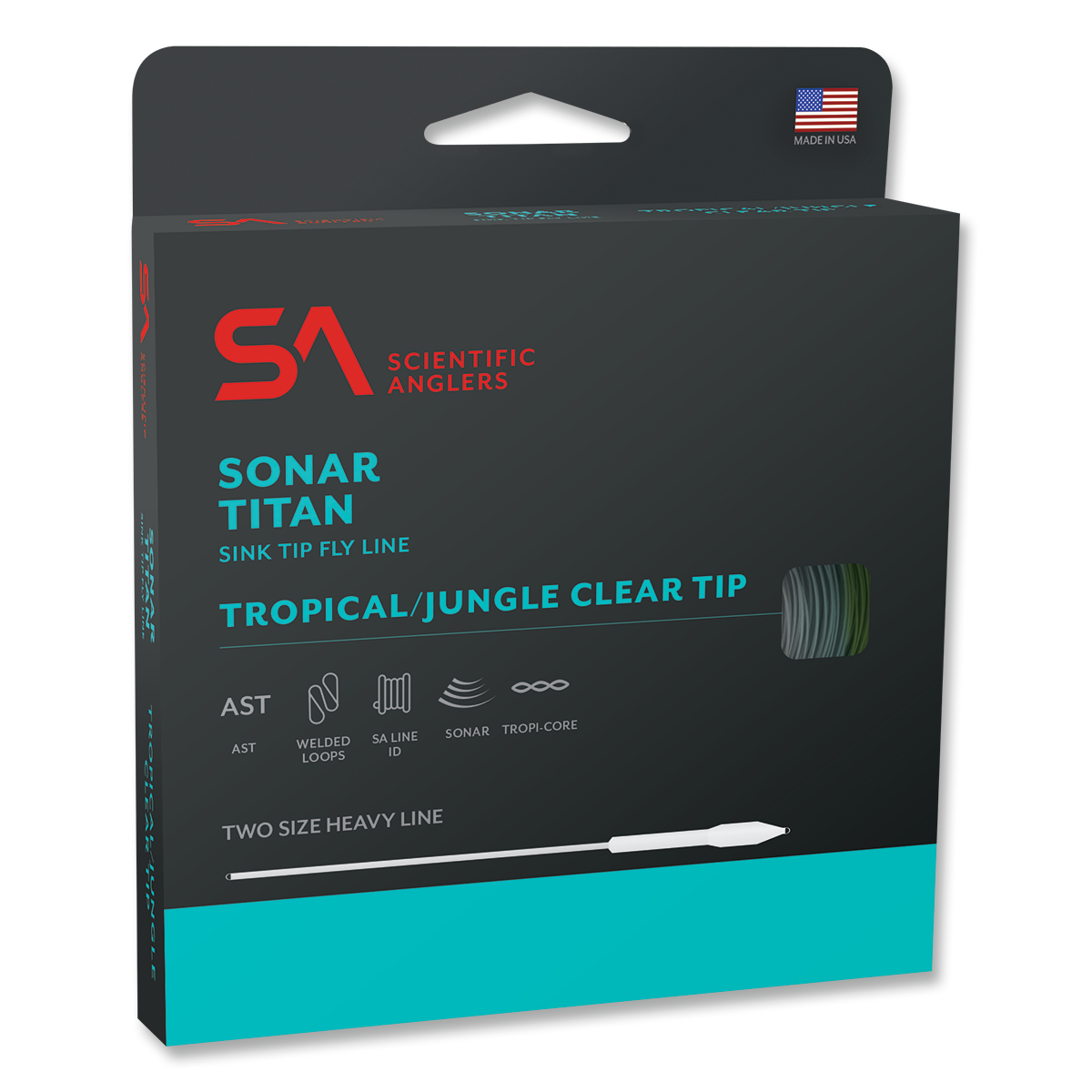 Scientific Anglers Sonar Titan Jungle Clear Tip Fly Line