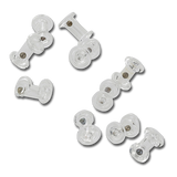 Flat End Eye Glass Rattles